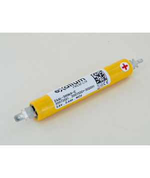 3.6V 400mAh NiCd ZAALHT-300KR Akku f&uuml;r BAES Zemper LTS-3050EX
