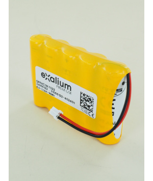 Batterie 6V 1.1Ah NiMh 111921 pour BAES URA ambiance Uralife V