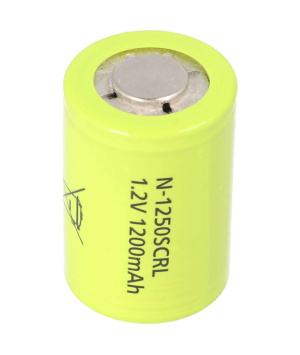 Accu Sanyo 1.2V 1250mAh NiCd Accu Sanyo 1.2V 1250mAh NiCd