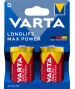 Blister de 2 piles Alcalines LR20 Maxi-Tech