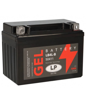 Batterie moto plomb gel 12V 4Ah 60A LB4-3 Landport