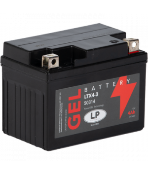 Batterie moto plomb gel 12V 4Ah 60A LTX4-3 Landport