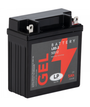 Batteria per moto al piombo in gel Landport 12V 5Ah 80A