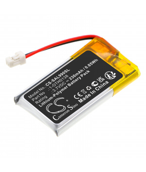 Batteria LiPo 3.7V 230mAh 1-OTH0138 per microfono Samson SWAH2 AirLine