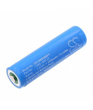 Batteria agli ioni di litio ORB-186C35 da 3,7 V 3,4 Ah per torcia Olight S30R II