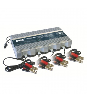 Station Multicharge 4 batteries Plomb DHC SCM54E