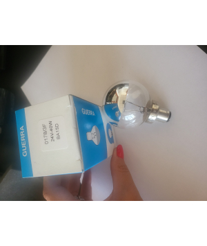 24V 40W BA15D CUP.ARGENT.MM50