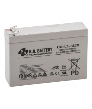 Batería de plomo ácido 12V 4.2Ah B&B HR4.2-12FR