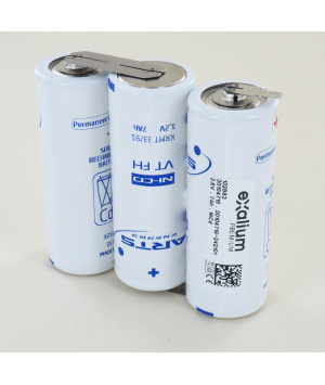 Batterie Saft 3.6V 7Ah 3 VTF Cote cote 132663