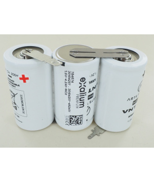 Batterie 3.6V 4Ah NiCd type 3 VTD 70 784674