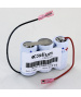 Batterie Saft 3.6V 1.6Ah 3 VNTCs cosses faston pour Baes 801940 