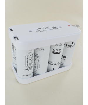 4.8V 16Ah Saft Batterie 4 VR7FL NiCd Flansch