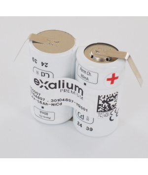 Batterie Saft 2.4V 1.6Ah 2KRMU 23/43 805077
