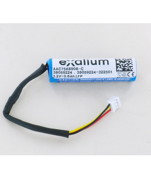 3.2V 0.6Ah Li-Ion Akku für BAES Eaton Luminox Ultraled 2-45