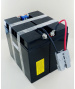 Kit 2 Batteries 12V pour Onduleur type RBC7