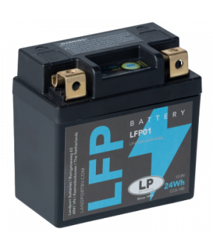 Batería de arranque Moto12.8V 2Ah 140A li-ion LFP01