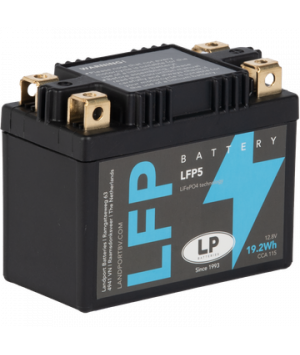 Moto LiFePO4 Batteria 12.8V 1.6Ah 115A Landport LFP5