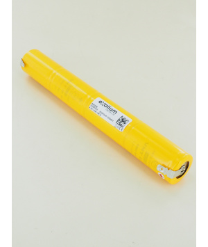 Batterie Ni-Cd 4,8V 4Ah 4VNTDH Baton Faston +6.3/-4.8mm (805298)