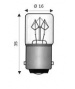 Lampada a incandescenza 5W BA15D WIMEX (4101700) 