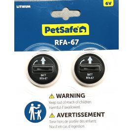 Piles PETSAFE RFA-67 Lithium 6V x2