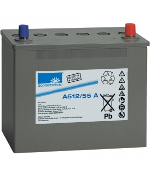 Batterie Sonnenschein Plomb Gel 12V 55Ah A512/55 A