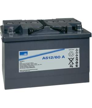Batterie Sonnenschein Plomb Gel 12V 60Ah A512/60 A
