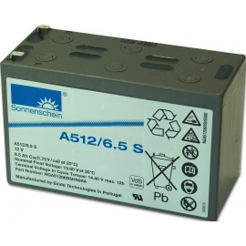 Battery Sonnenschein lead Gel 12V 6.5Ah A512/6.5 S