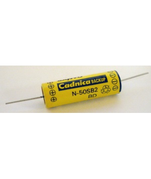 Batería de Sanyo Backup 2.4V 45mA N-50SB2 Batería de Sanyo Backup 2.4V 45mA N-50SB2