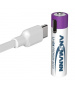Paquete de 4 pilas AA Li-Ion de 1,5V 2Ah con carga USB-C