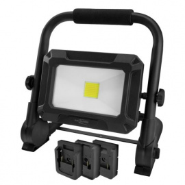 Projecteur de chantier FL30W 18V rechargeable avec Bosch, Makita, Milwaukee, DeWalt