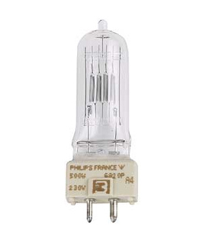 Lampe halogène 650W GY9.5 3000K PHILIPS 6823P