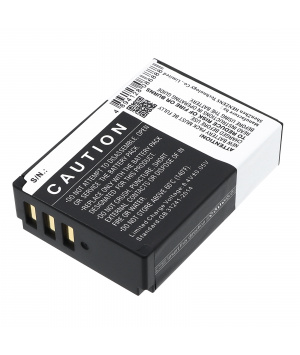 Batteria 7.4V 1.15Ah Li-ion per Kodak Pixpro AZ651