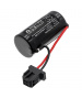 Pile 3V 1.7Ah Lithium CR2/3 8.L connecteur 4 points pour PLC