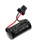 Pile 3V 1.7Ah Lithium CR2/3 8.L connecteur 4 points pour PLC