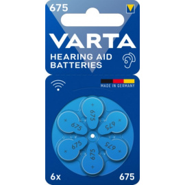 PR44 V675 Hörgerät Batterien-6 Pack