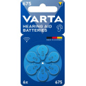 PR44 V675 H&ouml;rger&auml;t Batterien-6 Pack