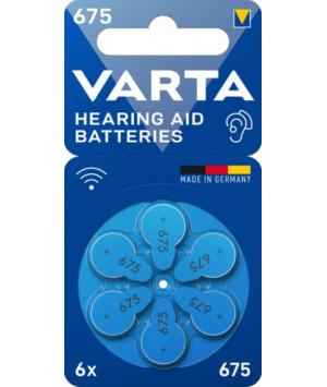 PR44 V675 H&ouml;rger&auml;t Batterien-6 Pack