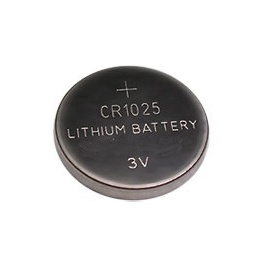 Batería de litio de 3V CR1025