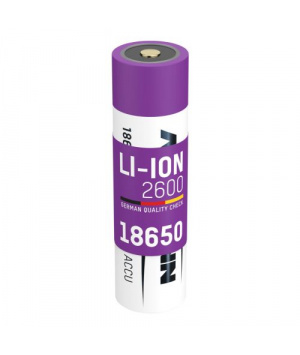 Accu Li-Ion 3.6V 2.6Ah 18650 avec protection (1307-0000)
