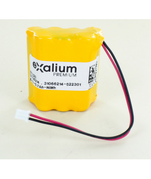 Batteria NiMh 8.4V 0.7Ah per bacheca BODET