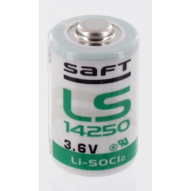 Pile lithium 3,6V 1,2Ah 1/2AA Saft (LS14250)