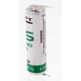 Baterías Saft litio 3.6V LS145003PF 3 Picots