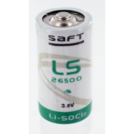Battery Lithium Saft 3.6V 7.7Ah LS26500