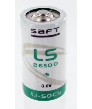 Batterie Lithium Saft 3,6V 7.7Ah LS26500