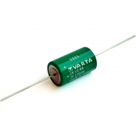 Batería 3V litio Varta CR1/2AA + Cables