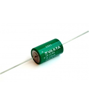 Batería 3V litio Varta CR1/2AA + Cables
