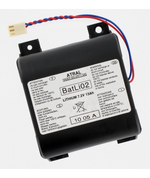 Original Batli02 Daitem 7.2V 13Ah Lithium battery for alarm