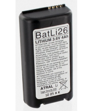 Lithium-Batterie 2 x 3,6 V Original Daitem Atral 18 Ah BATLI23 