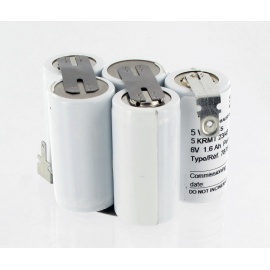 6V 1.6Ah autonomous emergency lighting unit 787641 Saft battery