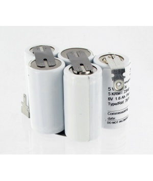 6V 1.6Ah batteria Saft 787641 blocchi autonomi d'illuminazione di sicurezza